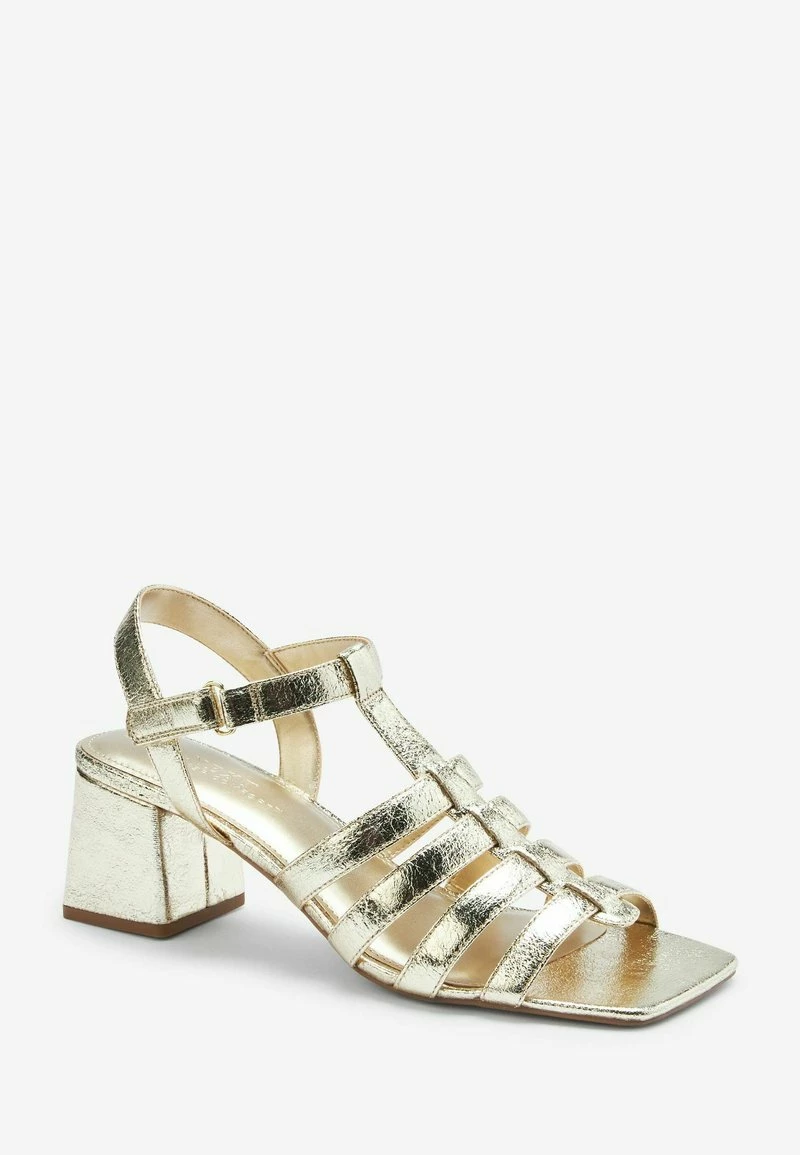 Next High Heel Sandalette - Gold | Damen – Bild 2