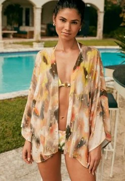 Next Damen COVER-UP - Strandaccessoire - Pink Abstract