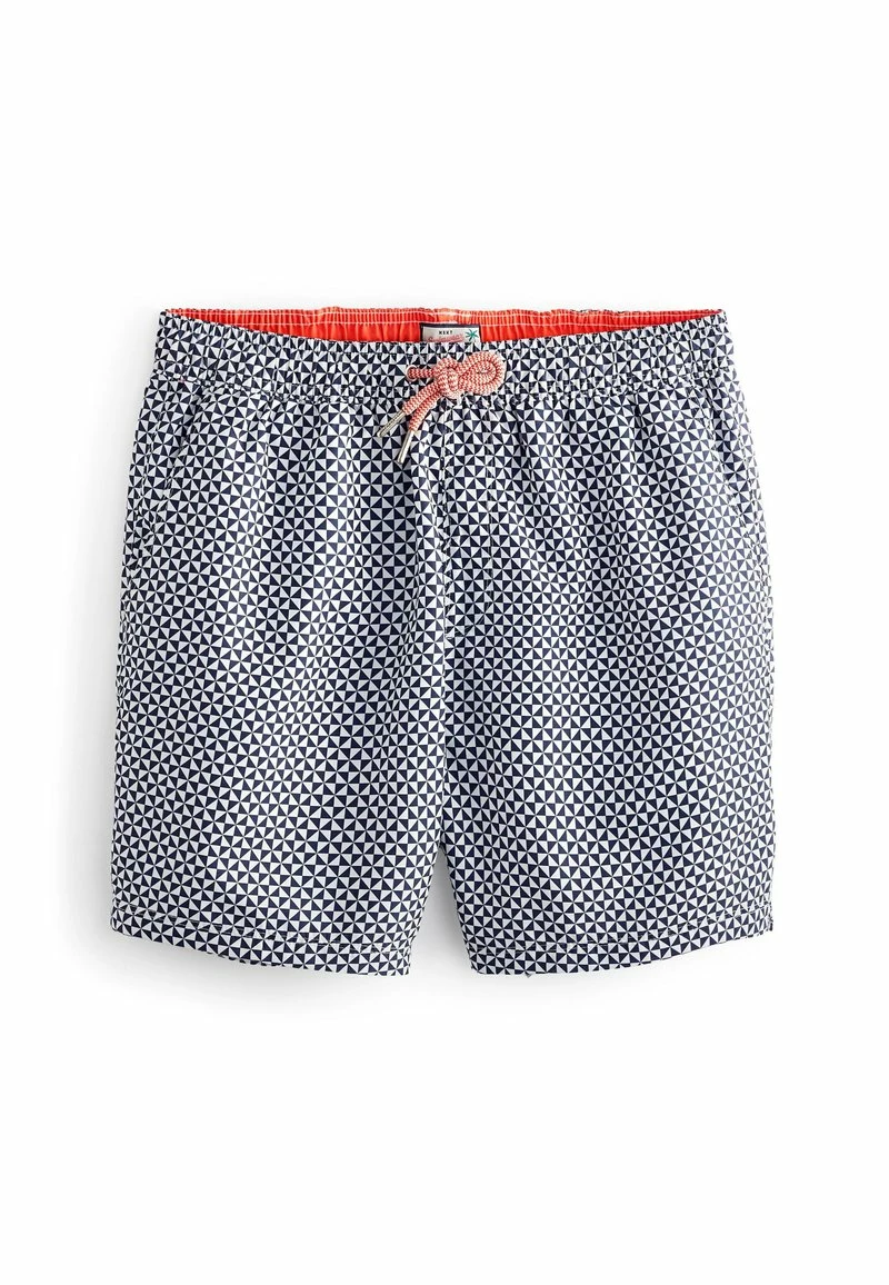 Next Badeshorts - Navy Blue Geo | Herren – Bild 4