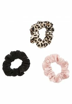 Next Damen LEOPARD/PINK/BLACK SCRUNCHIES THREE PACK - Haar-Styling-Accessoires - Multi-coloured
