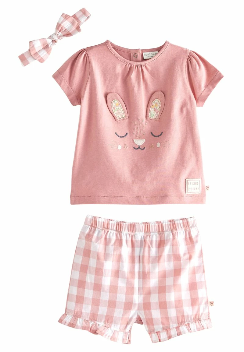 Next Kinder SET - Shorts - Pink Gingham Character – Bild 2