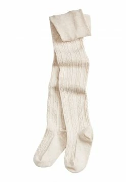 Next Kinder CABLE - Overkneestrümpfe - Off-white