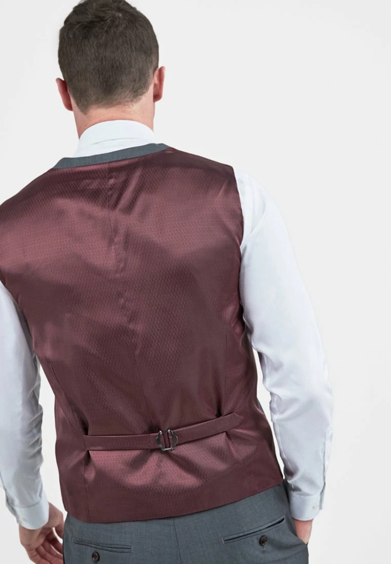 Next Herren SIGNATURE PLAIN SUIT: WAISTCOAT - Anzugweste - Light Grey – Bild 2