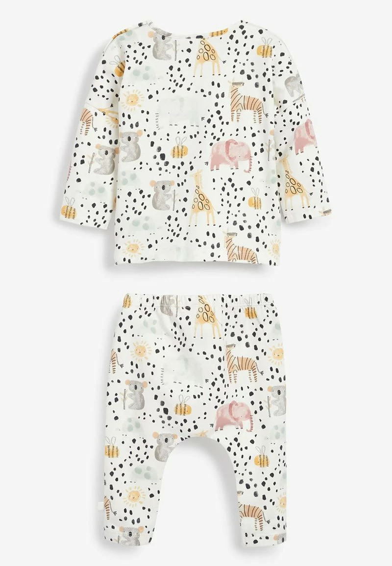 Next 2 PIECE ANIMAL PRINT SET UNISEX - Stoffhose - White – Bild 2