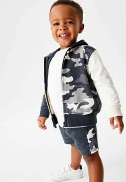 Next Kinder Sweatjacke - Monochrome Camouflage