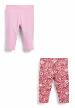Next Kinder 2 PACK CROPPED - Leggings - Hosen - Pink Pretty Floral