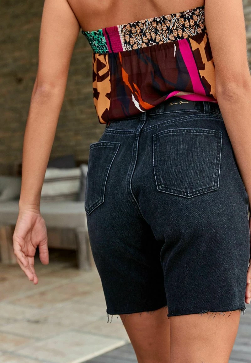 Next Damen Jeans Shorts - Washed Black – Bild 2