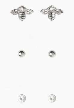 Next Damen 3PACK - Ohrringe - Silver