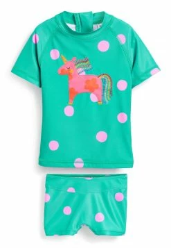 Kinder NEXT SUNSAFE SWIMSET - Badeanzug - Green