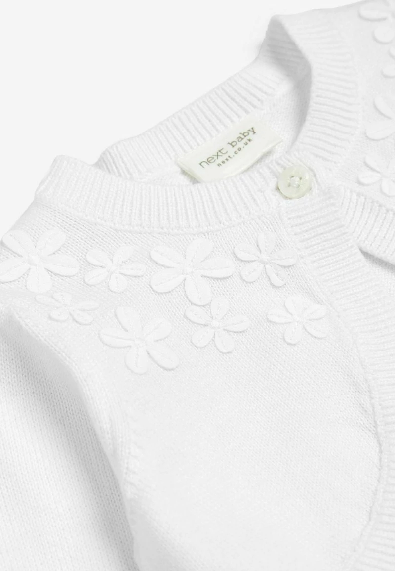 Next Kinder SHRUG - Strickjacke - White – Bild 3