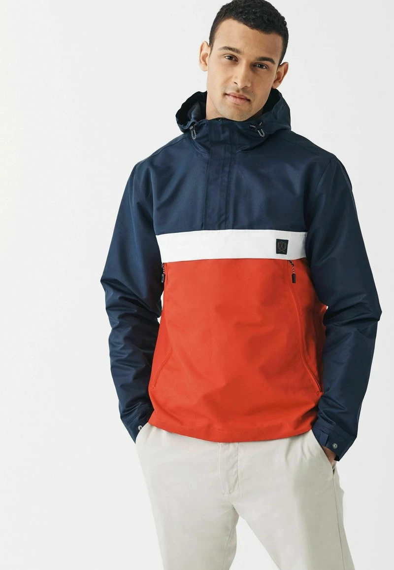 Next Herren OVERHEAD - Übergangsjacke - Navy Blue Red