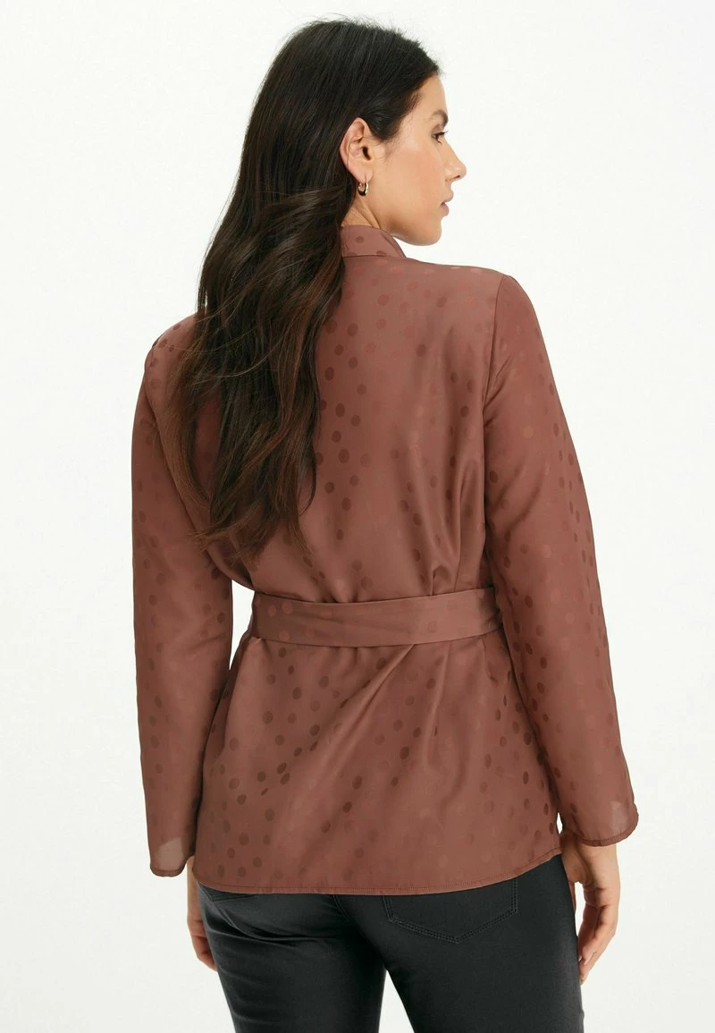 Next Damen TIE JACQUARD - Leichte Jacke - Brown – Bild 3