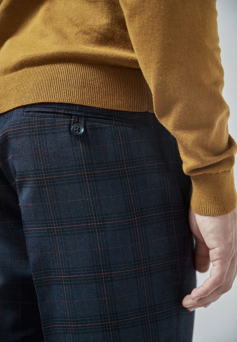 Next Herren REGULAR FIT CHECK - Chino - Blue – Bild 4