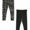 Next Kinder Leggings - Hosen - Black Mono Splat Print