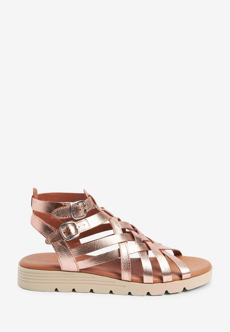 Next Damen Keilsandalette - Rose Gold Coloured – Bild 3