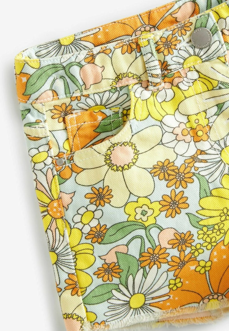 Next Kinder FRAYED HEM - Jeans Shorts - Retro Floral Print – Bild 3