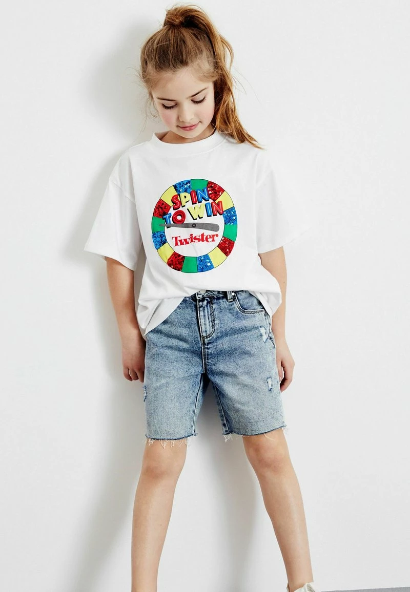 Next Kinder T-Shirt Print - Ecru