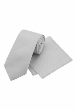 Next Herren SET - Einstecktuch - Silver