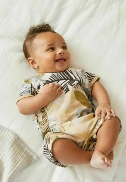 Next Kinder 6 PIECE - Shorts - Palm Print Khaki Green