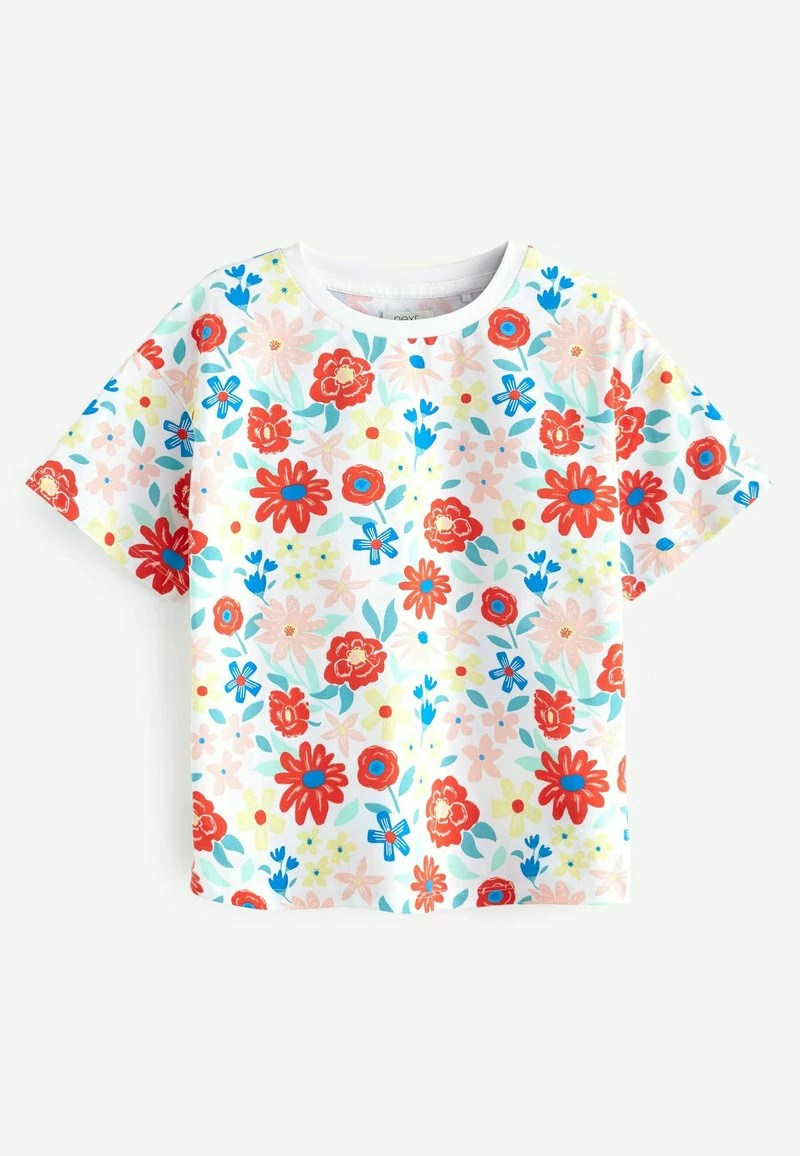 Next Kinder 4 PACK - T-Shirt Print - Ecru White Navy Blue – Bild 4