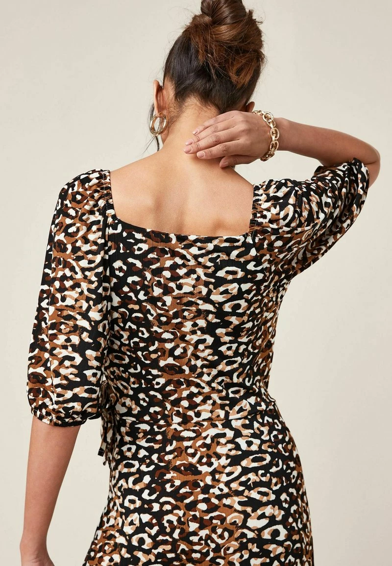 Next Damen Freizeitkleid - Brown Animal Print – Bild 5