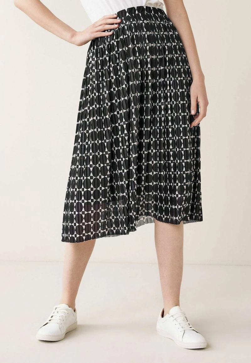 Next A-Linien-Rock - Black White Spot | Damen