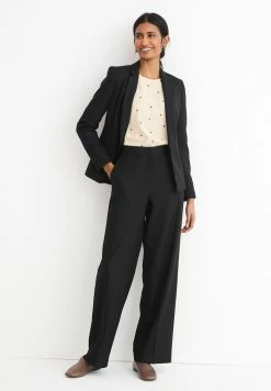 Next Damen Stoffhose - Black