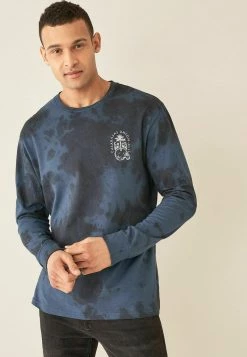 Next Herren BOXY - Langarmshirt - Black