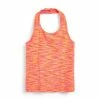 Next Kinder RIB HALTER-NECK - Top - Orange Space Dye