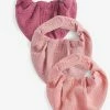 Next 3 PACK MUSLIN DRIBBLE YOUNGER - Lätzchen - Pink | Kinder