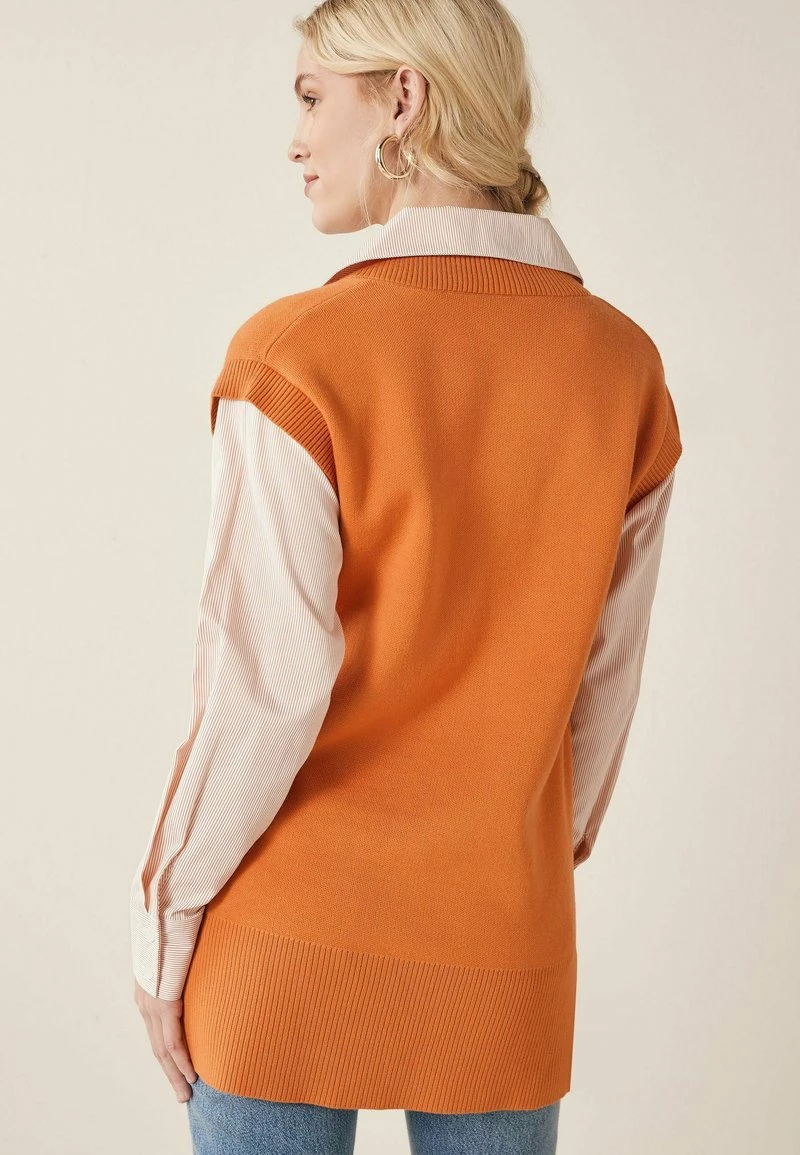 Next Damen DEEP VEE LAYER - Strickpullover - Yellow – Bild 3