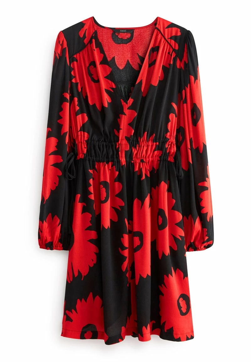 Next Damen Freizeitkleid - Red/black Floral – Bild 4