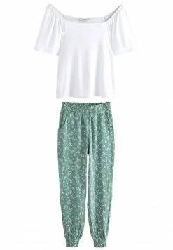 Next SET - Nachtwäsche Set - White Blue Floral | Damen