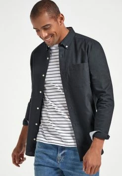 Next Herren OXFORD - Hemd - Black