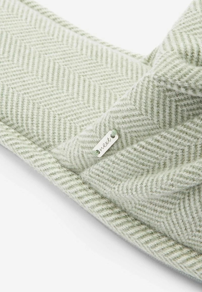 Next Damen HERRINGBONE BOW - Hausschuh - Green – Bild 4