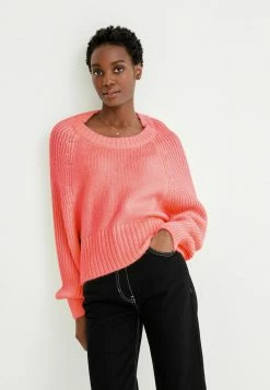 Next Damen VOOP NECK - Strickpullover - Pink