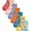 Next Kinder 7 PACK RICH TRAINER - Socken - Red Orange Blue Dinosaur