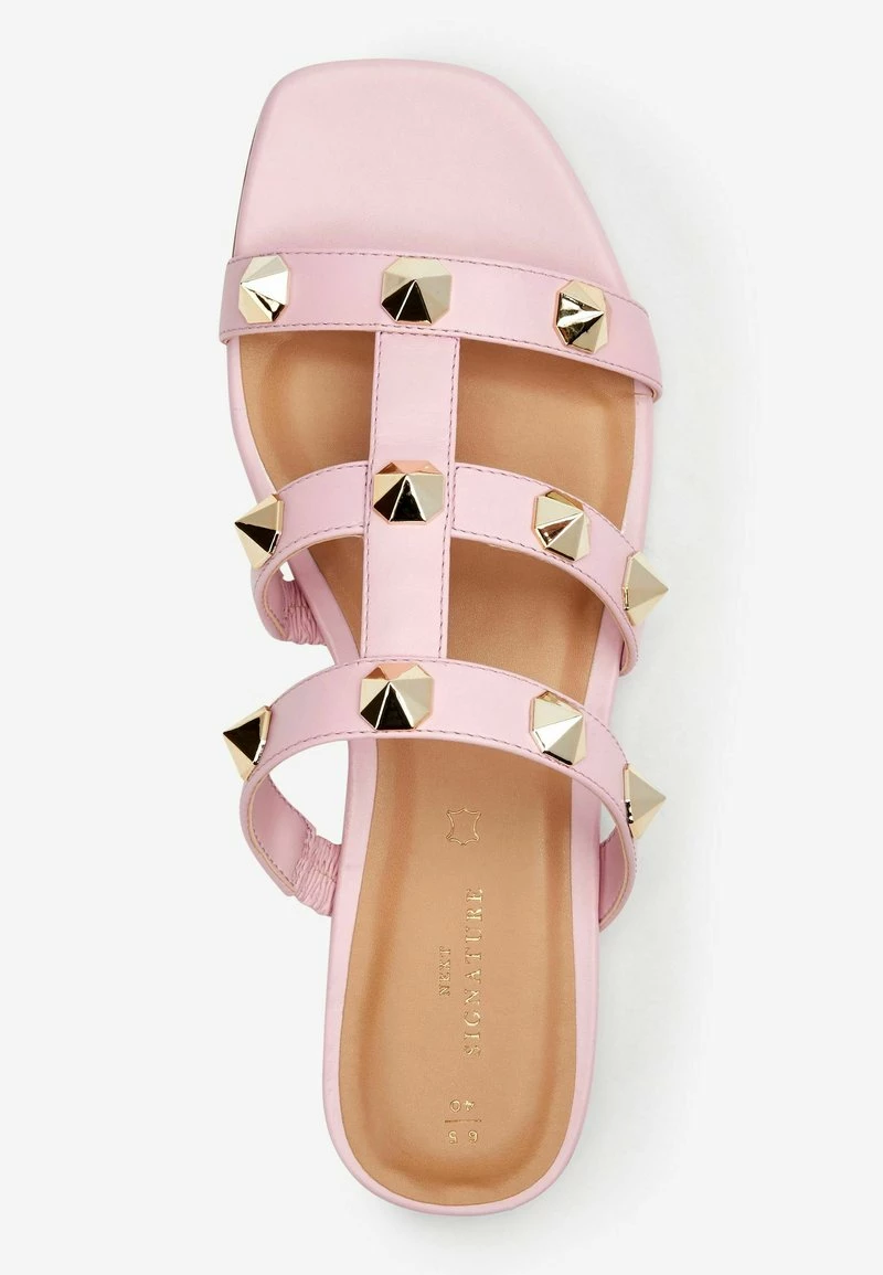 Next Damen SIGNATURE STUDDED - Pantolette Flach - Pink – Bild 3