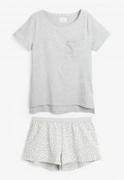 Next Damen SET - Nachtwäsche Set - Grey