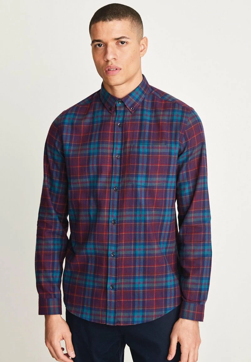 Next Herren LONG SLEEVE - Hemd - Purple