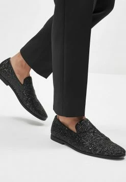 Next Herren GLITTER - Slipper - Black