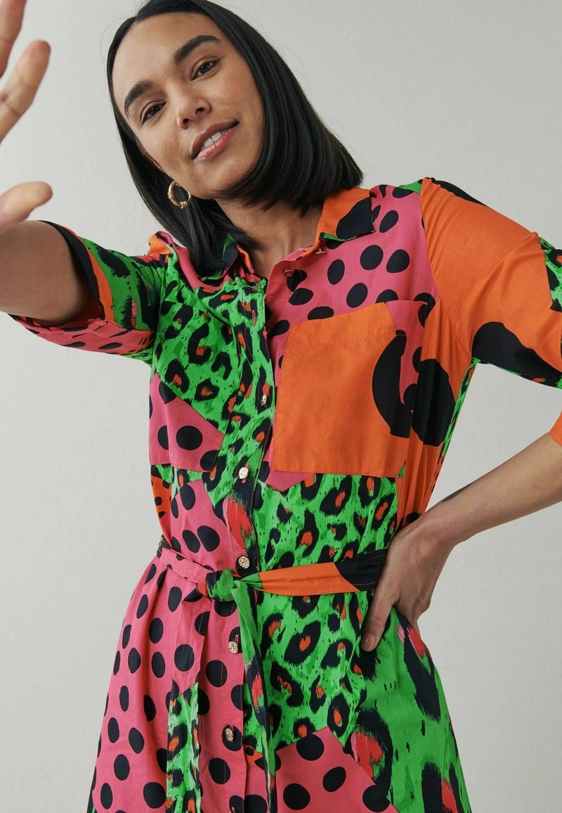 Next Damen Blusenkleid - Multi Spliced Print – Bild 4