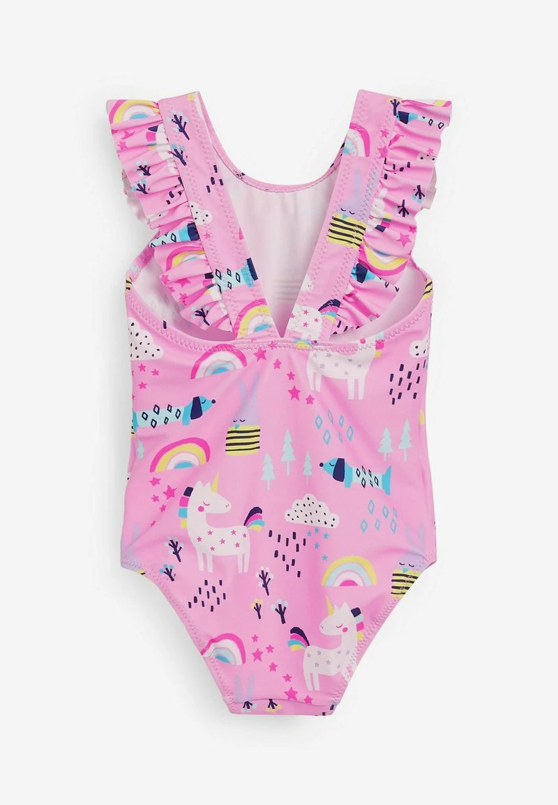 Next Kinder FRILL SLEEVED - Badeanzug - Pink – Bild 2