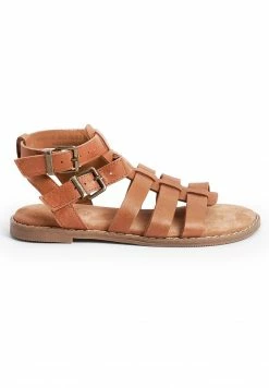 Next Kinder GLADIATOR - Riemensandalette - Tan Brown Leather