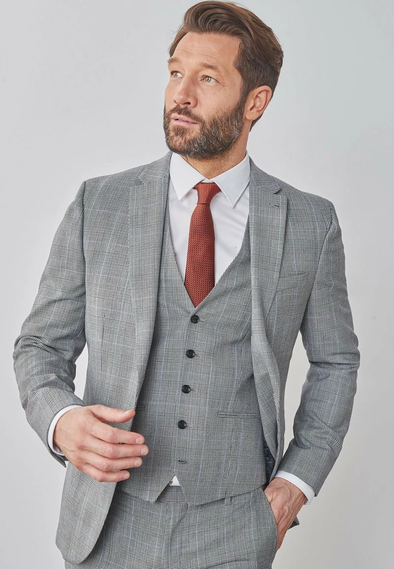 Next Herren SLIM FIT - Anzugsakko - Grey