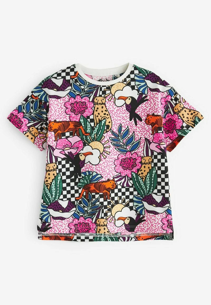 Next Kinder 3 PACK - T-Shirt Print - Pink /black – Bild 4