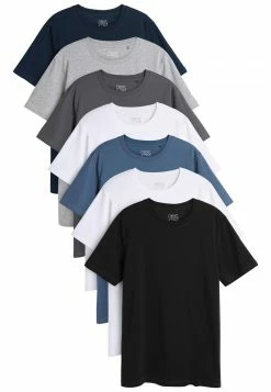 Next Herren 7 PACK - T-Shirt Basic - Blue