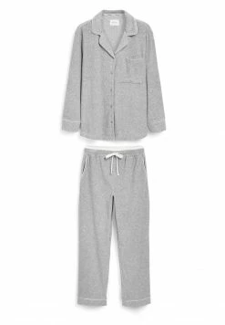 Next Damen SET - Nachtwäsche Set - Grey