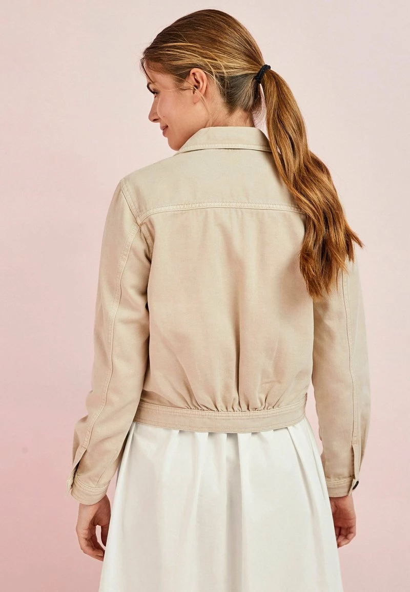 Next Damen Jeansjacke - Neutral Cream – Bild 3