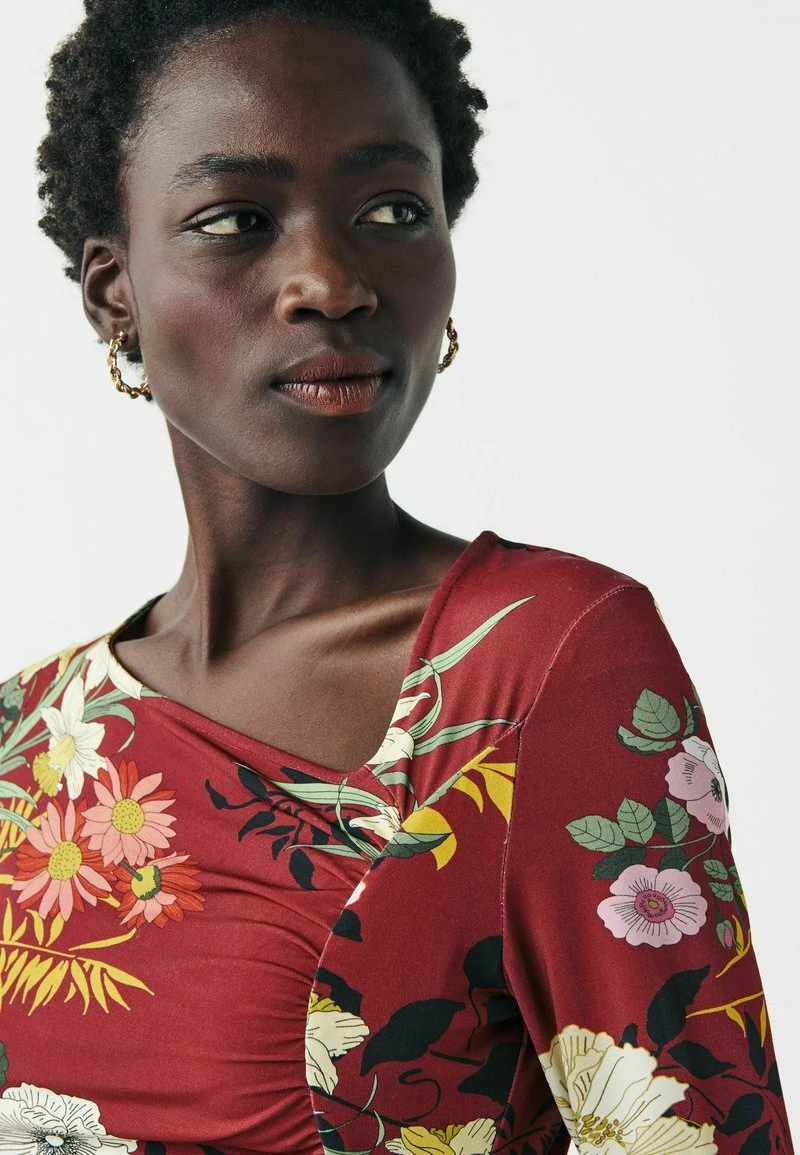 Next GATHERED LONG SLEEVE - Freizeitkleid - Red | Damen – Bild 3